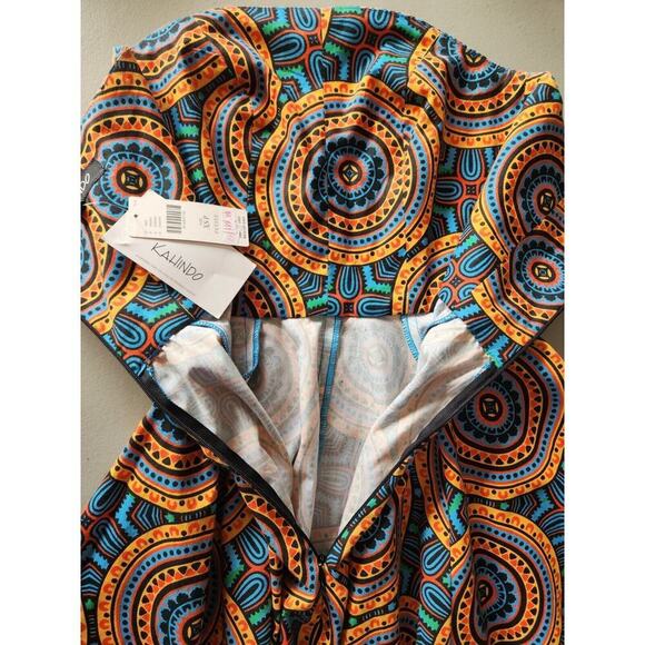 NWT Anthropologie Kahindo Strapless A-Line Dress Size XSP Petites #G3416 - Picture 5 of 10